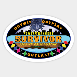 Power Rangers Survivor - Island of Illusion Sticker